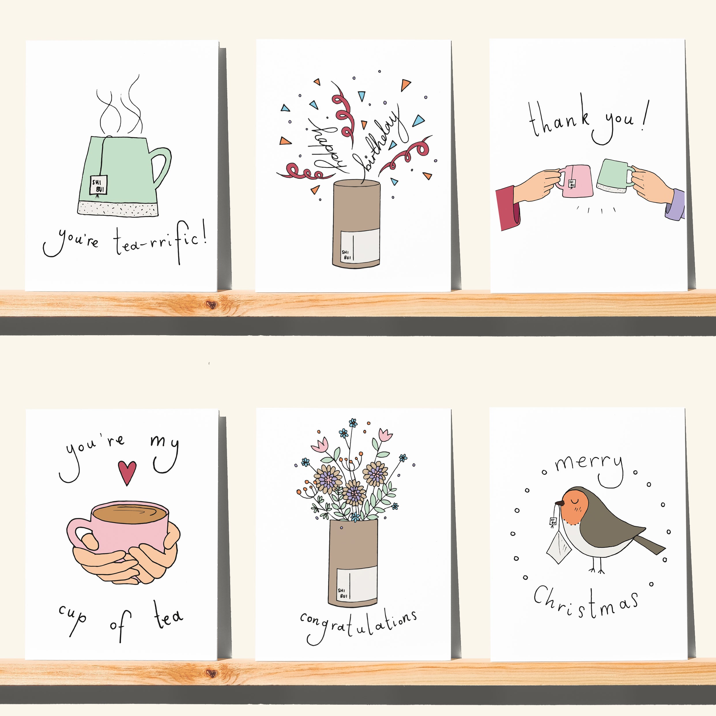 Send a Greetings Card with some tea!