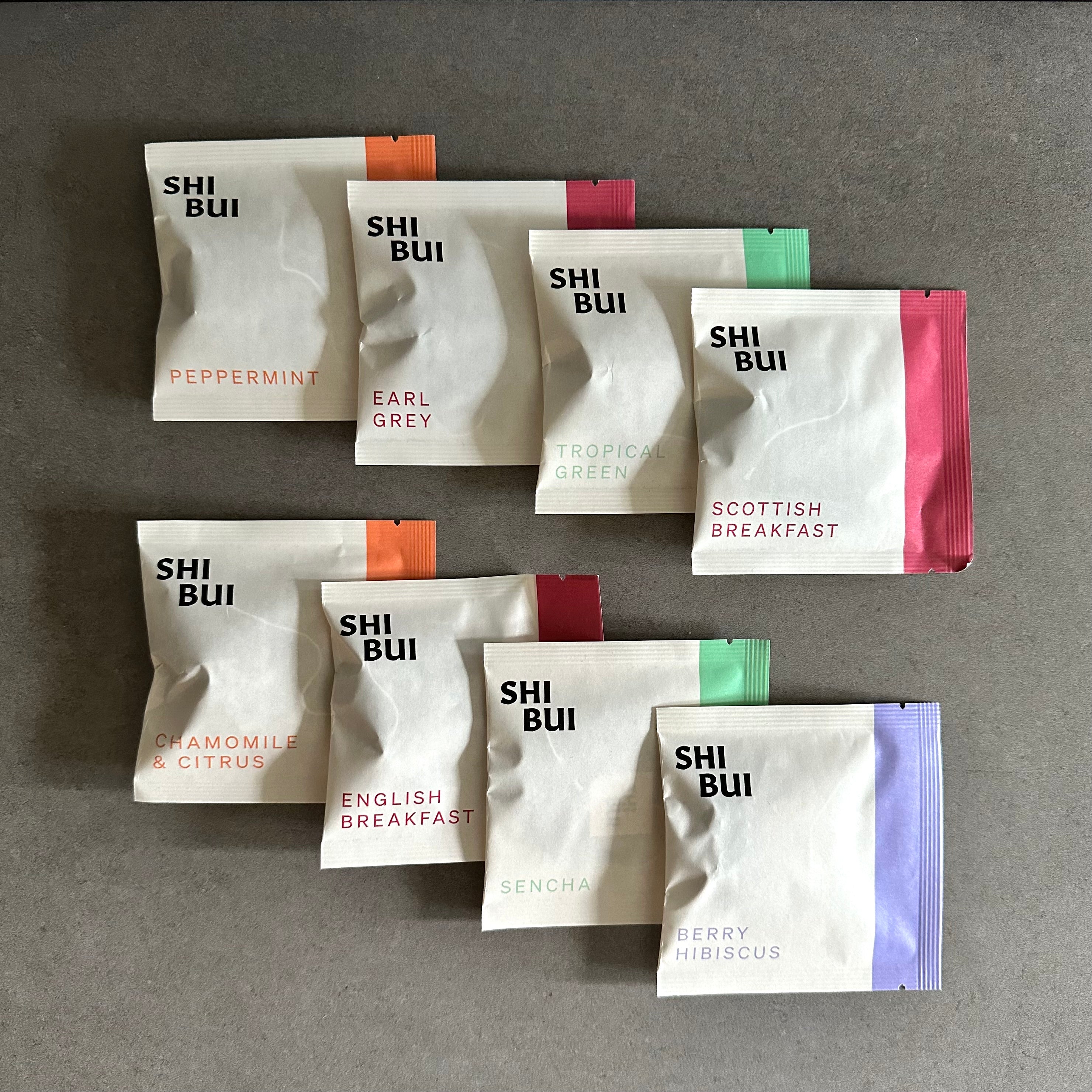 Mini Sampler - 8 wrapped tea bags