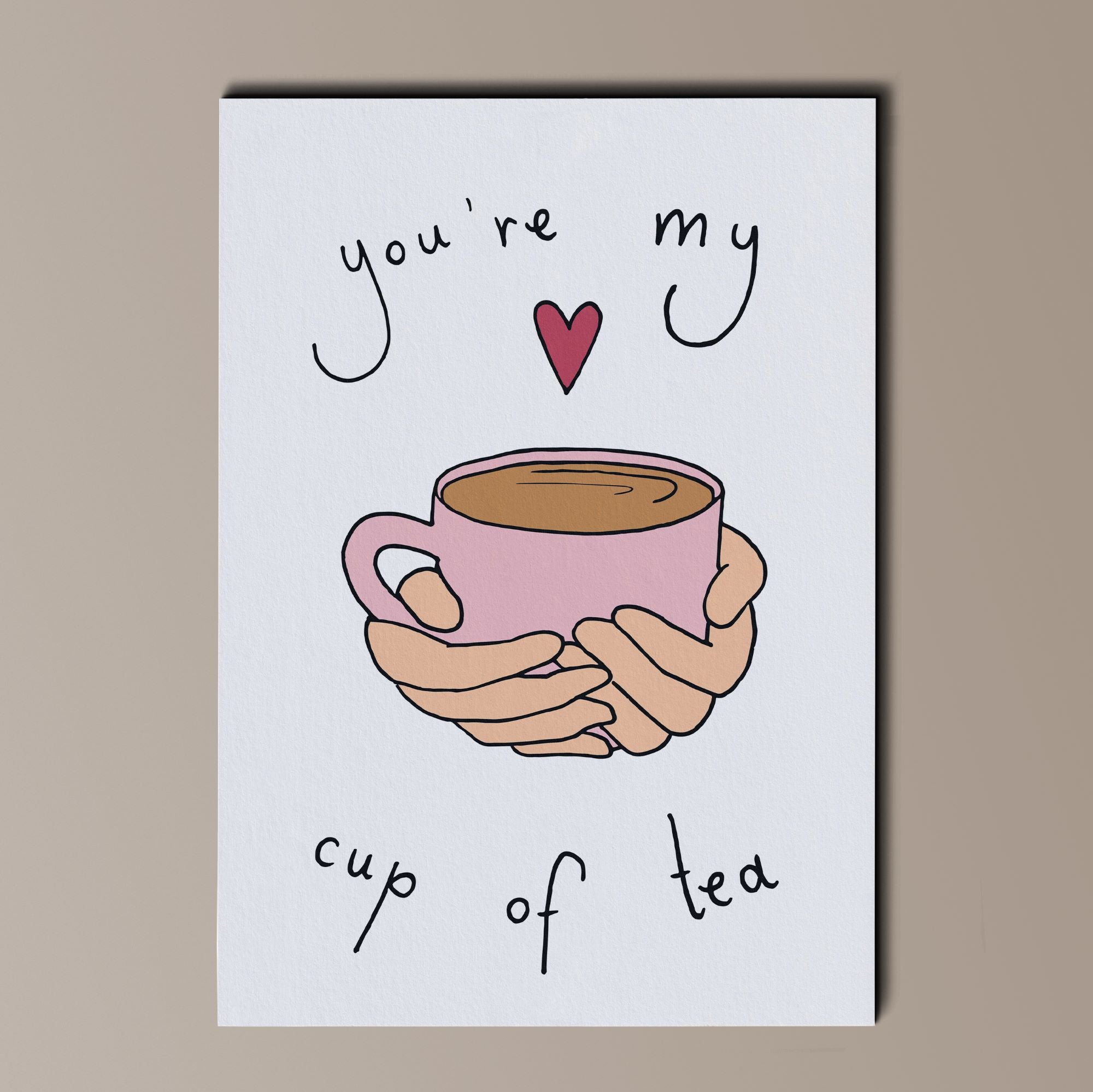 Send a Greetings Card with some tea!